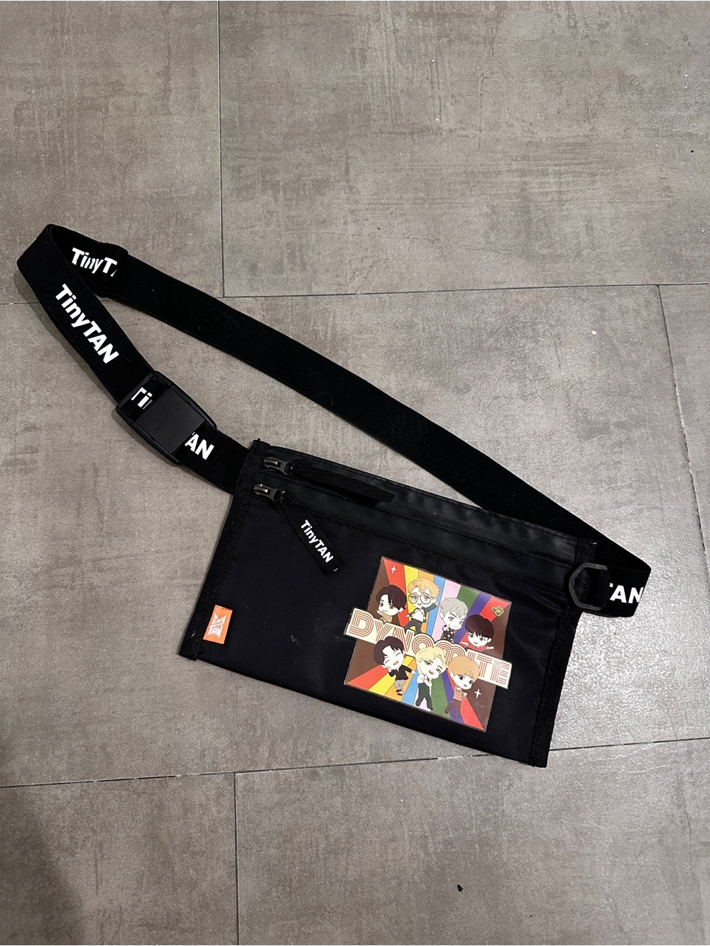 TinyTan BTS Dynamite hip belt bag